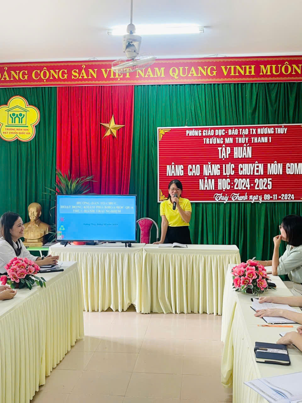 TRƯỜNG MẦM NON THỦY THANH 1 TẬP HUẤN CHUYÊN MÔN NĂM HỌC 2024-2025